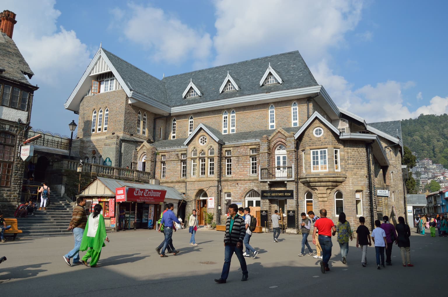 The bustling Mall Road — the heart and soul of Shimla's social life